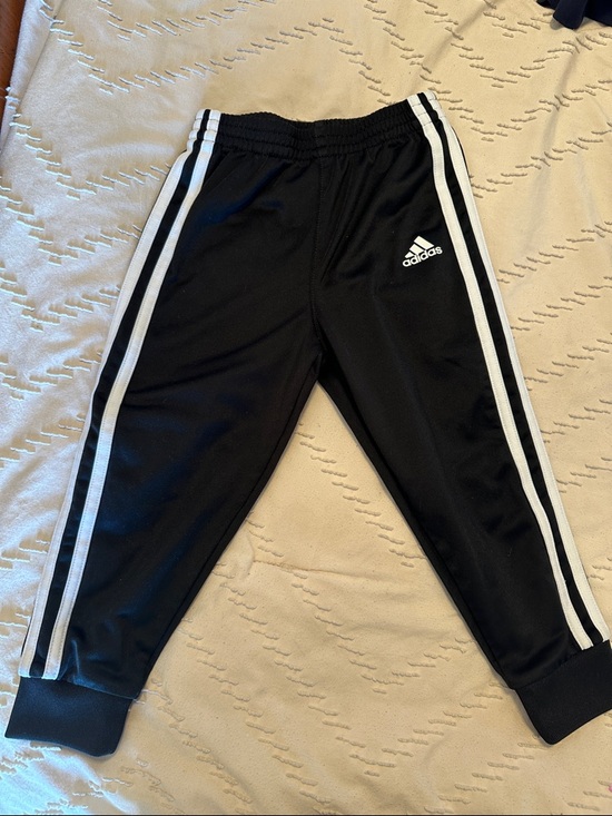 adidas Other - adidas Black Joggers with White Side Stripes - Kids
